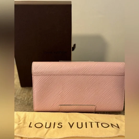 🩷✨SOLD✨🩷Louis Vuitton Pink Epi Twist Lock Long Wallst - Picture 4 of 9